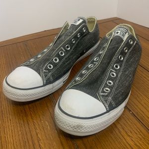 Gray Men’s Size 12 Converse Low Tops